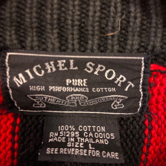 Vintage Michel sport ski chunky knit Crewneck - Picture 4 of 4